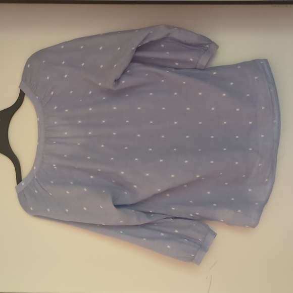 Old Navy Women's Blue 3/4 Sleeve Top Size M - Picture 3 of 5
